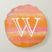 モノグラム|のカリブのな空 ラウンドクッション (裏面)