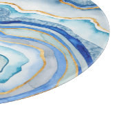 モノグラム|のコバルトの瑪瑙II カッティングボード (角)