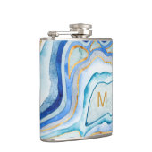 モノグラム|のコバルトの瑪瑙II フラスク (右)