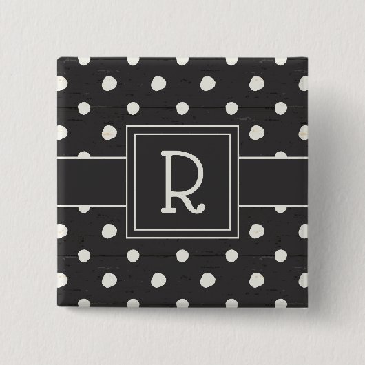 モノグラム|のシンプルのシンボルや象徴のステップ1 缶バッジ (正面)