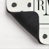 モノグラム|のシンプルのシンボルや象徴のステップ3 マウスパッド (コーナー)