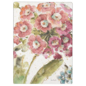 モノグラム|のピンクのサクラソウ クリップボード (裏面)