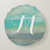 モノグラム|の低地のビーチI ラウンドクッション (裏面)