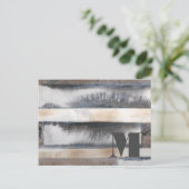 モノグラム|の地球及び煙I ポストカード (スタンド正面)