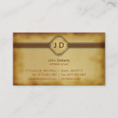 モノグラム|の弁護士 名刺 (正面)