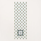 モノグラム|の熱帯パイナップル水彩画 ヨガマット (正面)