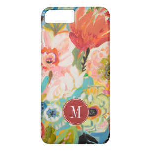 モノグラム の秘密庭の花柄III iPhone 8 PLUS/7 PLUSケース