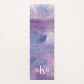 モノグラム|の紫色の霞II ヨガマット (正面)