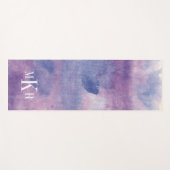 モノグラム|の紫色の霞II ヨガマット (正面(横))