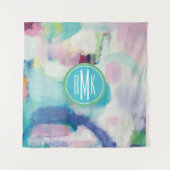 モノグラム|の試験および空気のような明るい タペストリー (正面(横))