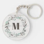 モノグラム|はVII |を家に居よう賛美しました キーホルダー (裏面)