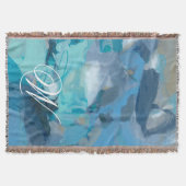 モノグラム |もつれた スローブランケット (正面)