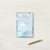 モノグラム |もつれた ポストイット (デスク上)