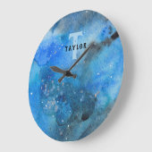 モノグラム アブストラクト アート ラージ壁時計 (傾斜)