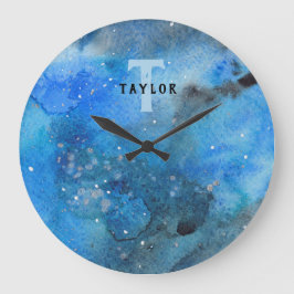 モノグラム アブストラクト アート ラージ壁時計