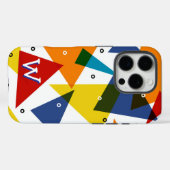 モノグラム アブストラクト モダン トライアングル Case-Mate iPhoneケース (裏面 (横))