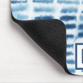 モノグラム |インディジオウォーターカラープリント マウスパッド (コーナー)