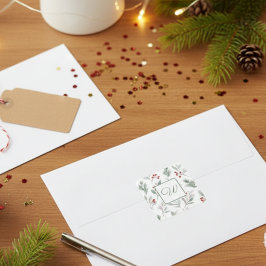 モノグラム ウィンター ボタニカル ペーパー スクエアシール