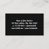 モノグラム |ウィーブ 名刺 (裏面)