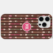モノグラム ウエスタン ボヘミアン アロー デザート カウガール Case-Mate iPhoneケース (裏面 (横))