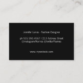 モノグラム/エグゼクティブ表現型 名刺 (裏面)