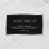 モノグラム |エグゼクティブ |ルクス 名刺 (裏面)