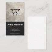 モノグラム |エグゼクティブ |レザー 名刺 (正面/裏面)