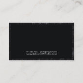 モノグラム |エグゼクティブ |不動産実在代理業者 名刺 (裏面)