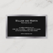 モノグラム |エグゼクティブ 名刺 (裏面)