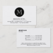 モノグラム |エグゼクティブ 名刺 (正面/裏面)