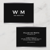 モノグラム |エグゼクティブ 名刺 (正面/裏面)