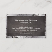 モノグラム |エグゼクティブ |業務グランジ動揺して 名刺 (裏面)