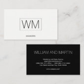 モノグラム |エグゼクモダンティブ 名刺 (正面/裏面)