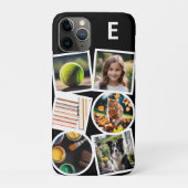 モノグラム オリジナル コラージュ 6枚の写真をアップロード Case-Mate iPhoneケース (裏)