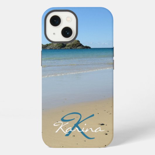 モノグラム オーシャンビーチ Case-Mate iPhone 13 カバー (裏面)