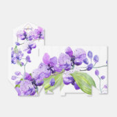 モノグラム カラフル ウォーターカラー オーキッド デザイン フェイバーボックス (折り畳みなし)