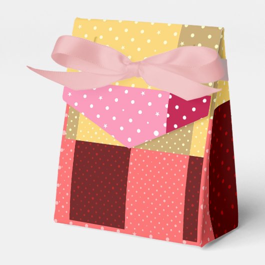 モノグラム カラフル ドット おしゃれ フェイバーボックス (正面サイド)