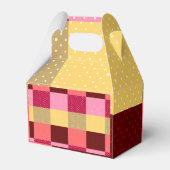 モノグラム カラフル ドット おしゃれ フェイバーボックス (裏面サイド)