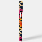 モノグラム カラフル モダン ヒョウ柄プリント Case-Mate iPhoneケース (裏面 / 右)