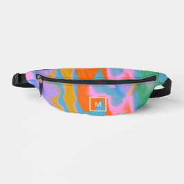 モノグラム カラフル モダン 水彩 カットソー バッグ