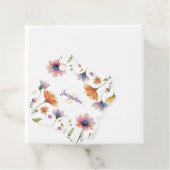 モノグラム カラフル ワイルド フラワー イラスト フェイバータグ (インサイチュ)