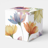 モノグラム カラフル ワイルド フラワー イラスト フェイバーボックス (裏面サイド)