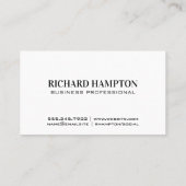 モノグラム |カーボンファイバーブラック 名刺 (裏面)