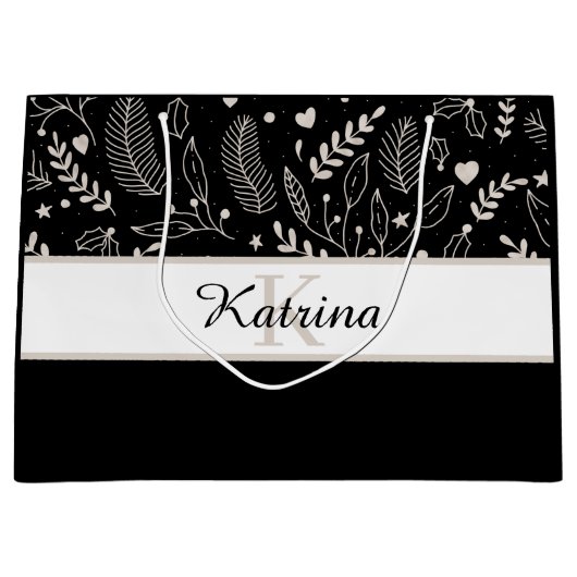 モノグラム ギフトバッグ (正面)