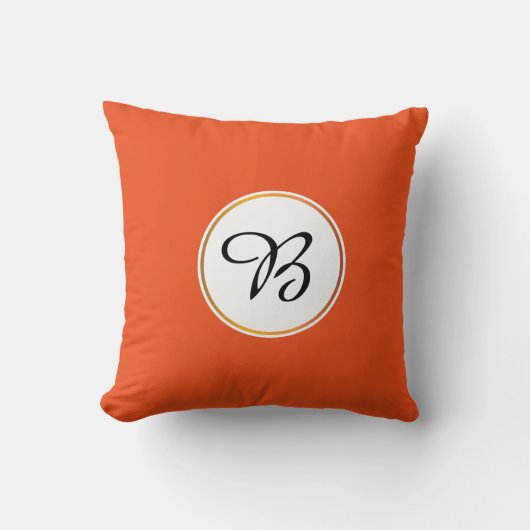 モノグラム クッション (正面)