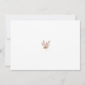 モノグラム・クレストの結婚式の写真 セーブザデート (裏面)