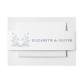 モノグラム クレスト 結婚式招待状 ベリーバンド 招待状ベリーバンド