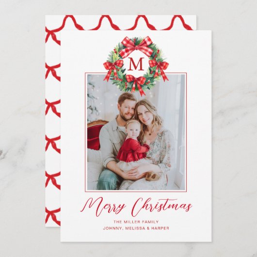 モノグラム グラミーゼニアル クリスマス リース ボウ (正面/裏面)