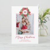 モノグラム グラミーゼニアル クリスマス リース ボウ (スタンド正面)