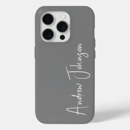 モノグラム グレー iPhone 15 PROケース